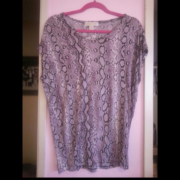 Michael kors snake skin top