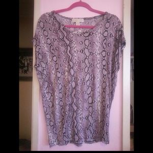 Michael kors snake skin top