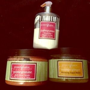 Aromafloria Scrub, Polish & Hand Creme Bundle.