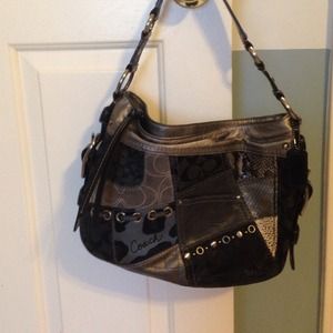 Coach patchwork hobo