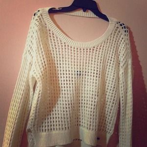 Knitted jacket sweater