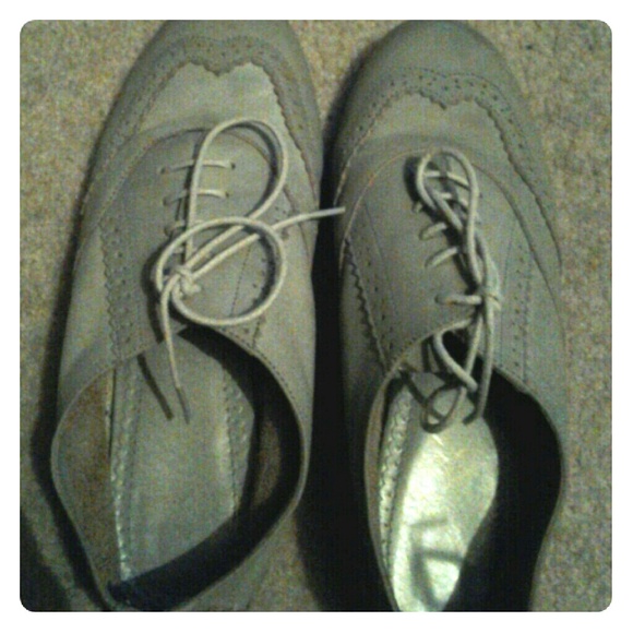 Grey oxfords