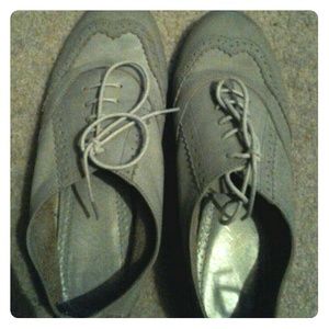 Grey oxfords