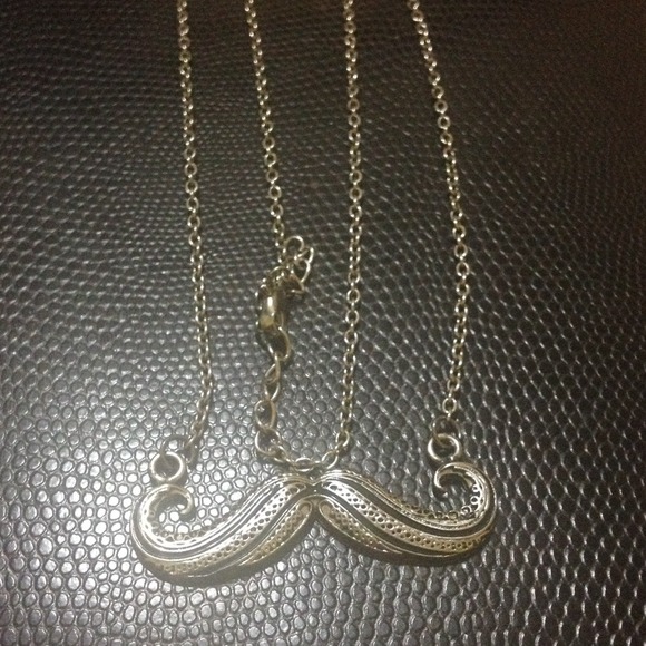 Mustache necklace