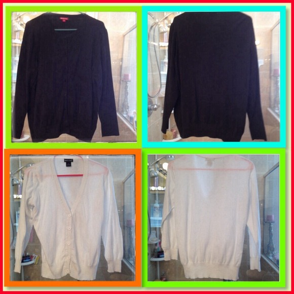 Women's Lot of 2, Cardigan Button Down Sweaters