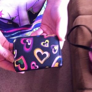 Heart design wallet.