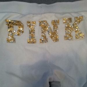 Vs PINK sweat pants capris