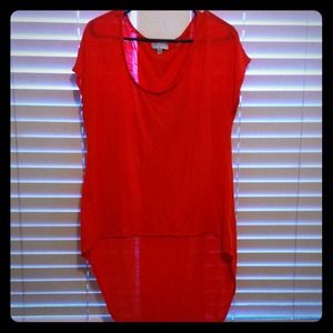 Top with long back and short in front