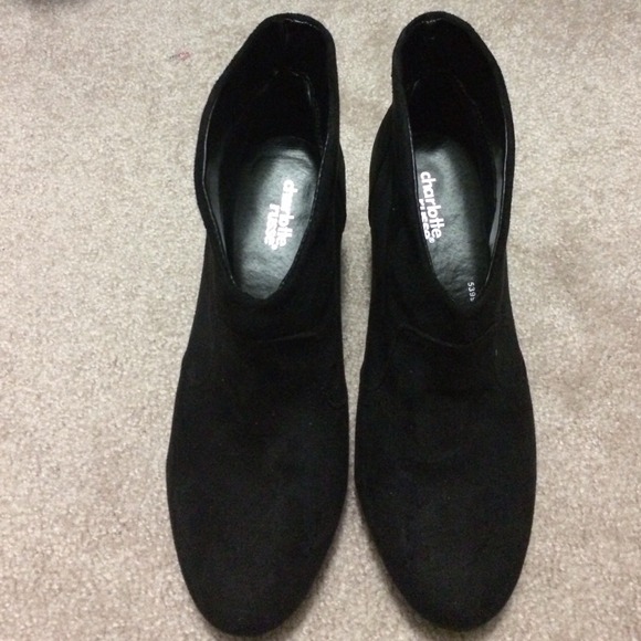 Black Suede Booties