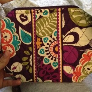 Vera Bradley, Plum Crazy, Medium Cosmetic bag