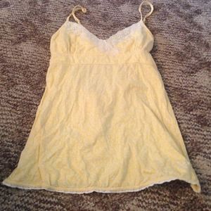 Bright yellow tank top