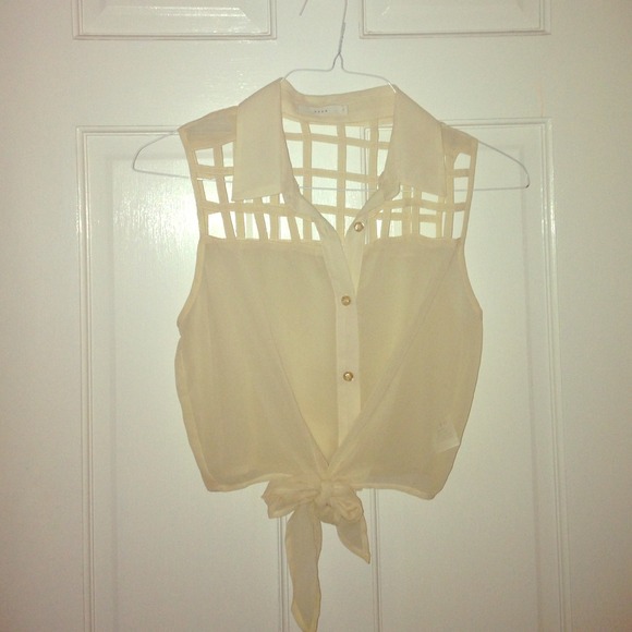 Brandy🎀Melville cropped sheer top