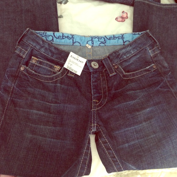 ❌SOLD❌ Bebe Cuff Crop Jeans
