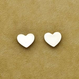 GOLD HEART EARRINGS