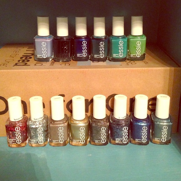 New, unused Essie colors.