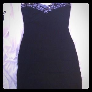 Charlotte Russe clubbing dress black