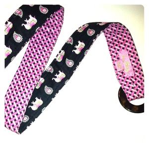 Vera Bradley "pink elephants" belt