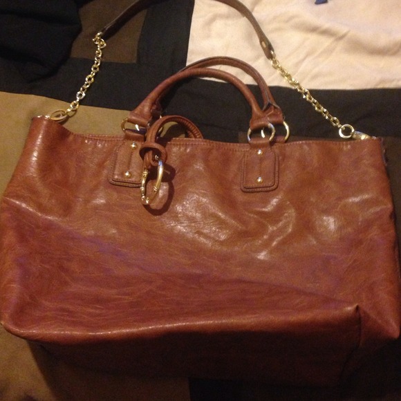 Large brown tote