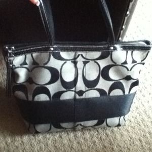 Black coach bag