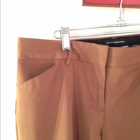 Express Editor Caramel Color Dress Pants