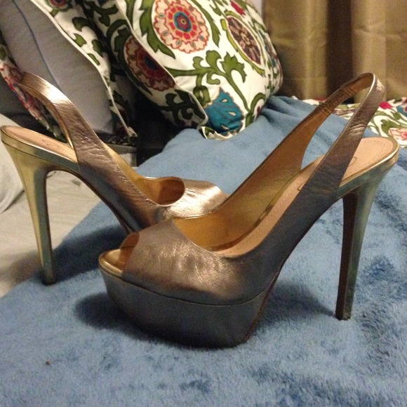 Gold heels