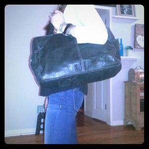 Authentic COACH oversized leather bag