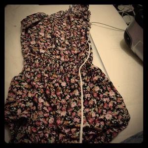 One side floral jumper