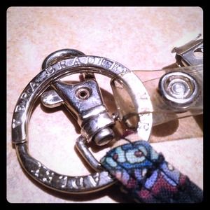 Vera Bradley lanyard in Blue Rhapsody.