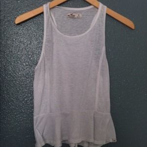 Hollister peplum top