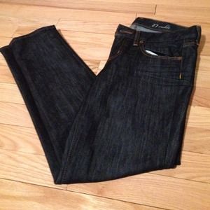 Jcrew dark washed denim jeans