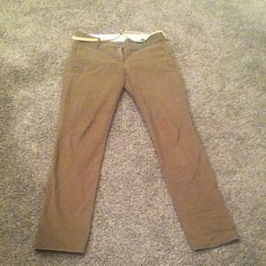 Olive green J. Crew Bennett Chinos