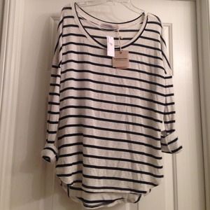 Black striped long sleeve