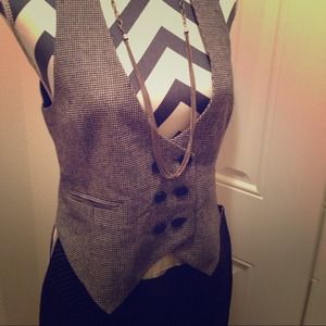 Menswear-inspired vest