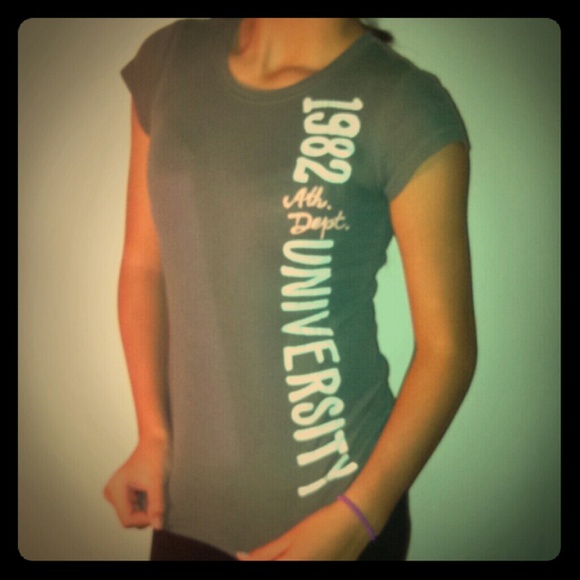 Grey and peach soft casual tee