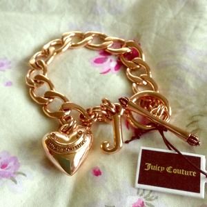Juicy Couture Curb Chain Charm Bracelet