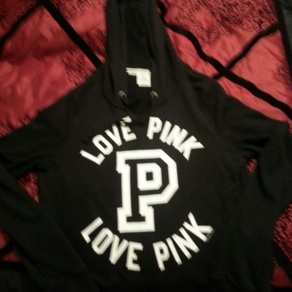 Pink hoodie sz med