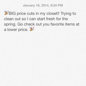 PRICE CUTS