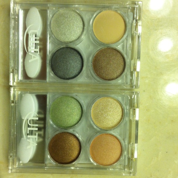2  eyeshadows & zebra weekender & Fredericks bra
