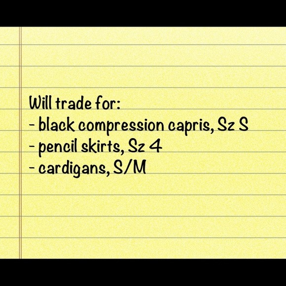 Will trade!