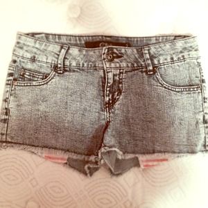 Denim shorts