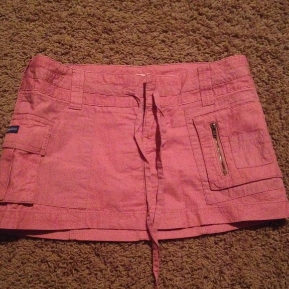 Abercrombie corduroy pink skirt