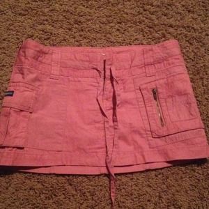 Abercrombie corduroy pink skirt