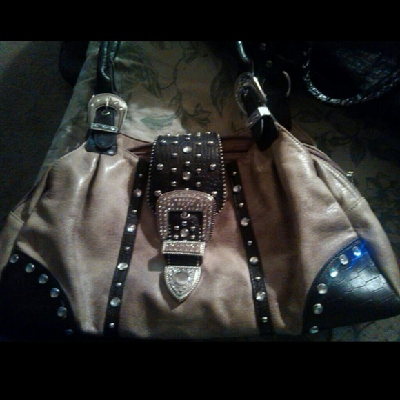 Tan purse