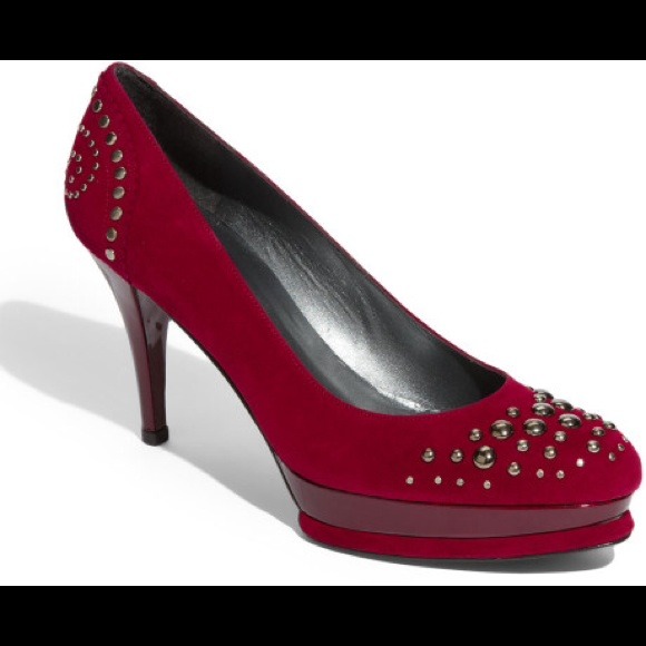 Stuart Weitzman "Marse" suede platform pumps