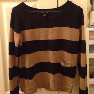 H&M striped sweater