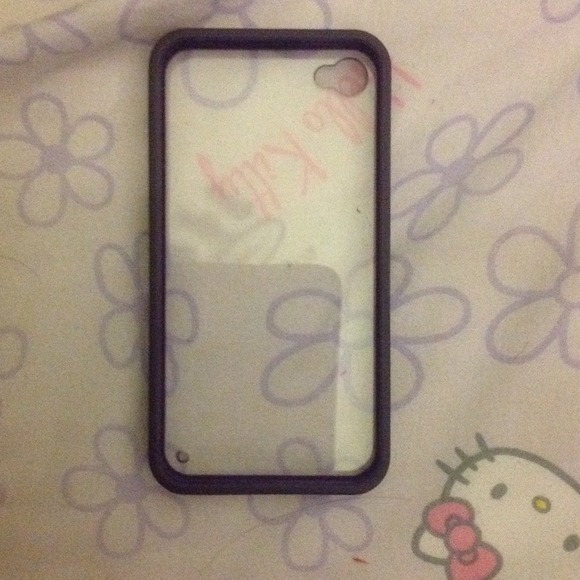 iPhone 4/4s clear back silicone guard case - Picture 1 of 1