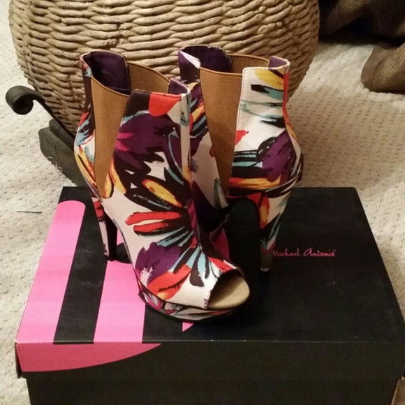 Michael Antonio Shoes - Peep toe platform heels
