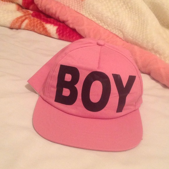 Pink beanie