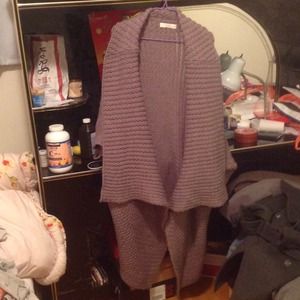 Grey long sweater