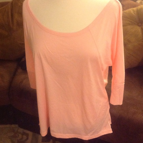 New Champion work out top in a blush color. M &L